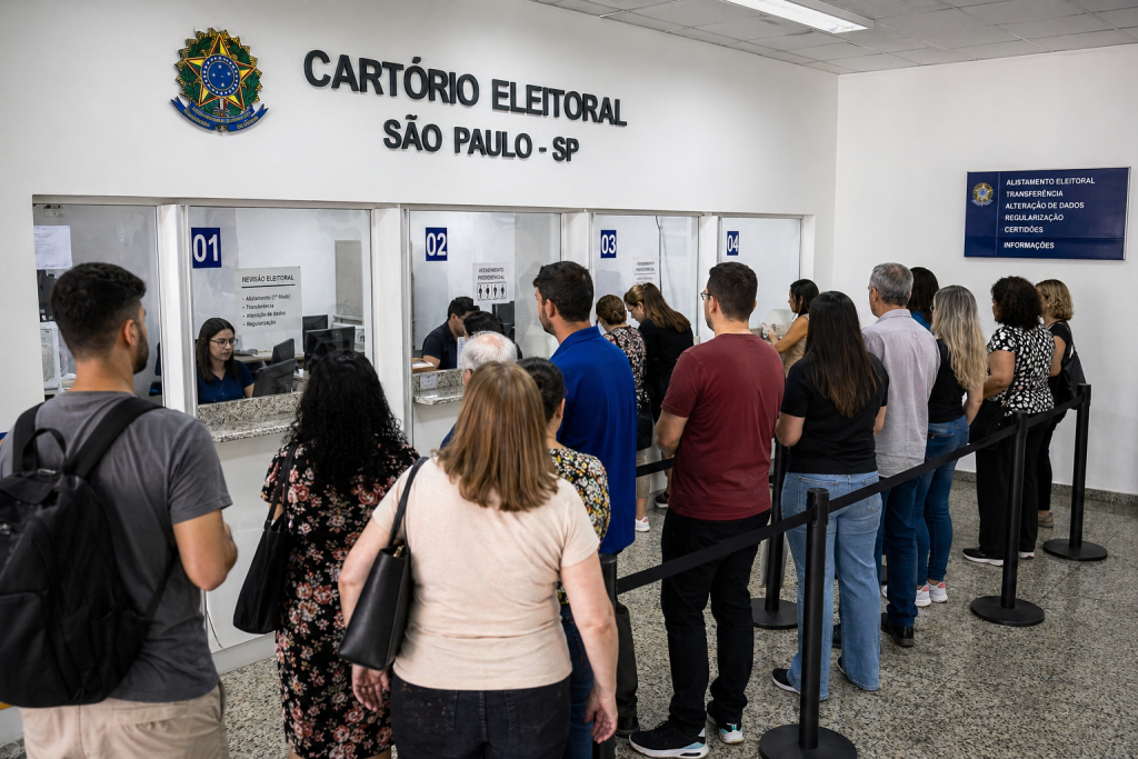 Cartórios eleitorais de SP abrem no feriado e fim de semana para regularização do título cartorios-eleitorais-de-sp-abrem-no-feriado-e-fim-de-semana-para-regularizacao-do-titulo
